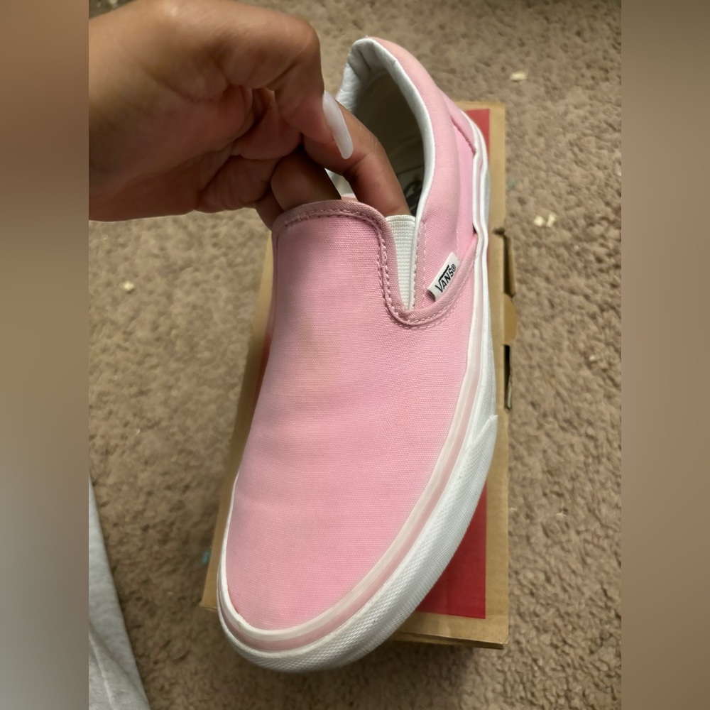 PINK VANS, SLIGHTLY WORN